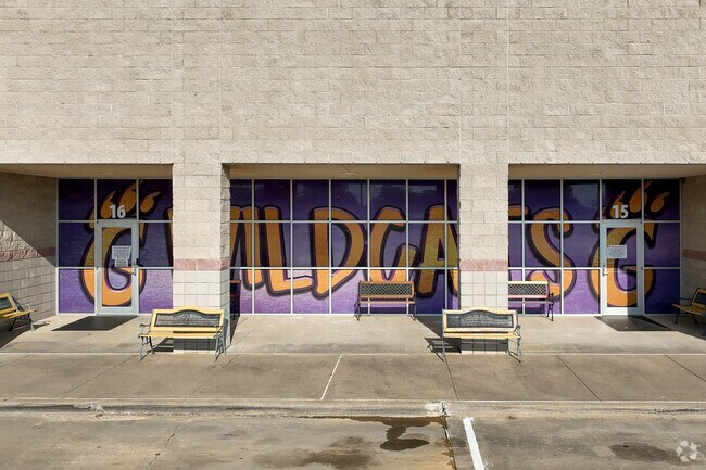 Students at Godley Elementary School can cheer for the Wildcats.