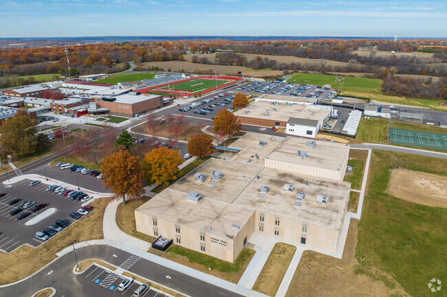 Osage Middle school serves grades 5-8 in an expanding district.