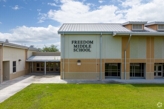 Freedom Middle School located off of West Taft Vineland Road in Williamsburg.