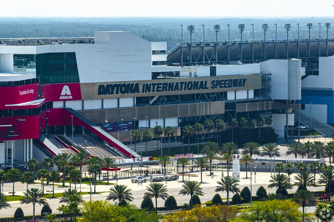 Catch a race at Daytona International Speedway near Neighborhood K.