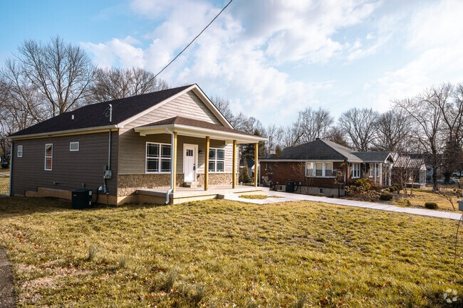 Yards for many homes in Clarksville are large and well maintained.