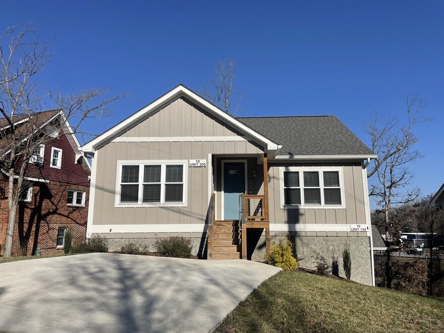 Upstairs unit of duplex
