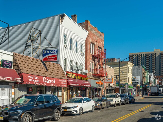 Shops and Restaurants in Little India are a staple in the Journal Square neighborhood.