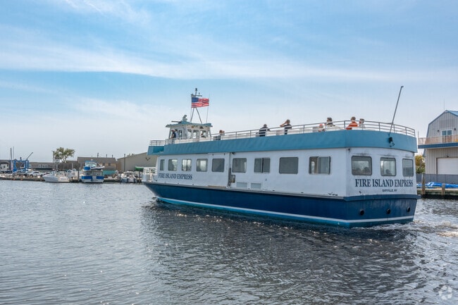 Catch the ferry to Fire Island from the many launch points in nearby Sayville.