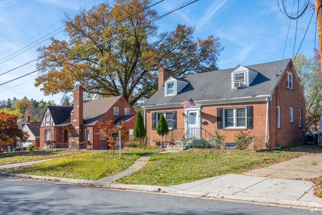 Cape Cods and ramblers are more common in West Hyattsville.
