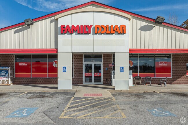 Family Dollar is on Lake Village’s south side for essentials.