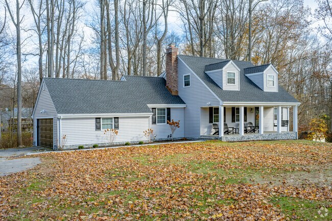 Classic New England architecture graces homes throughout West Trumbull.