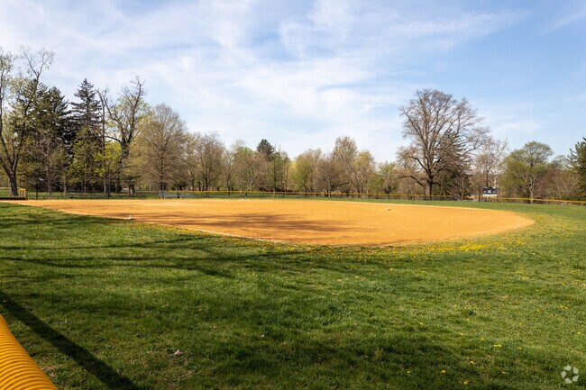 Cadwalader Park is home to a public baseball field in Downtown Trenton.