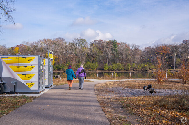 River Park has a walking path.