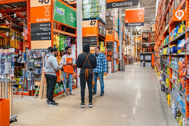 Locals in Landmark find their home repair needs at their nearby Home Depot.