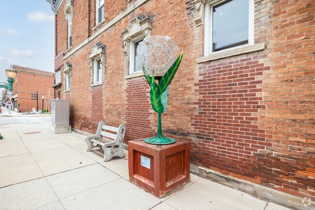 The city of Decatur has a historic tour of sculptures that are a centerpiece of the city.