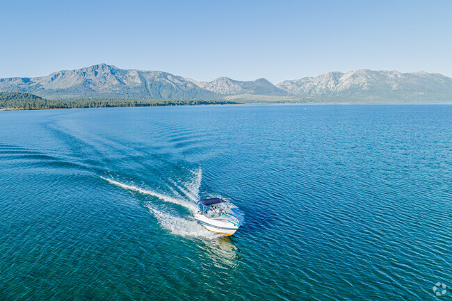 Take a cruise on the crystal clear blue waters of Lake Tahoe.