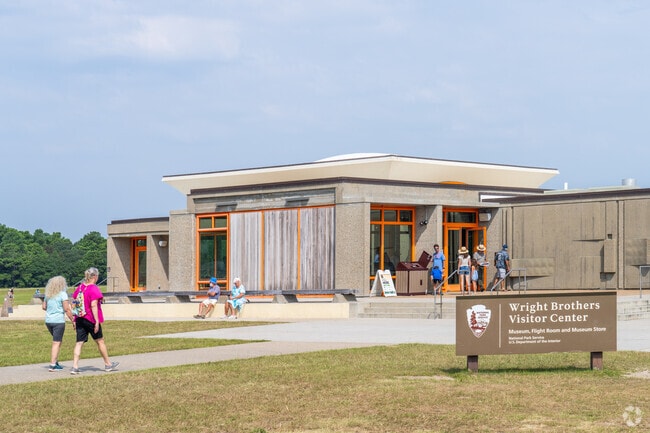 The Village at Nags Head locals enjoy a visit to the Wright Brothers Memorial nearby.