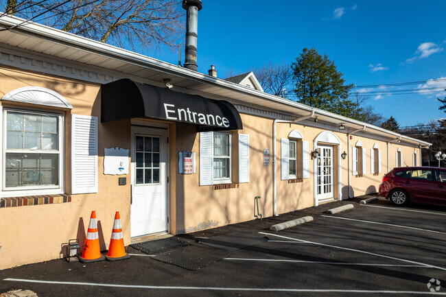 The main entrance to L'Academy Montessori School in Scotch Plains, NJ.