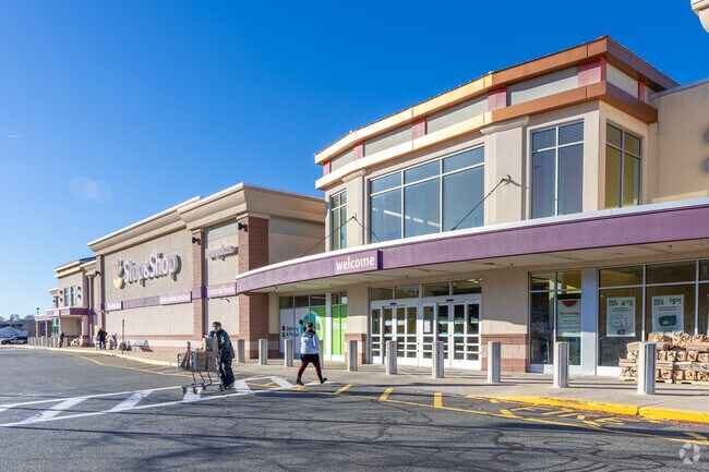 East Gloucester residents have a local Stop and Shop Grocery store in the neighborhood.