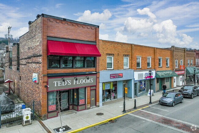Residents of Ambridge have easy access to local retail stores.