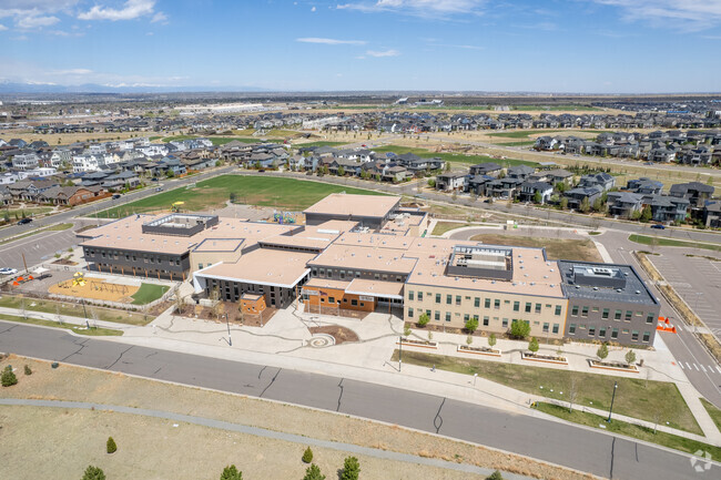 Students who live in the Conservatory Green community of Central Park can walk to Middle school.