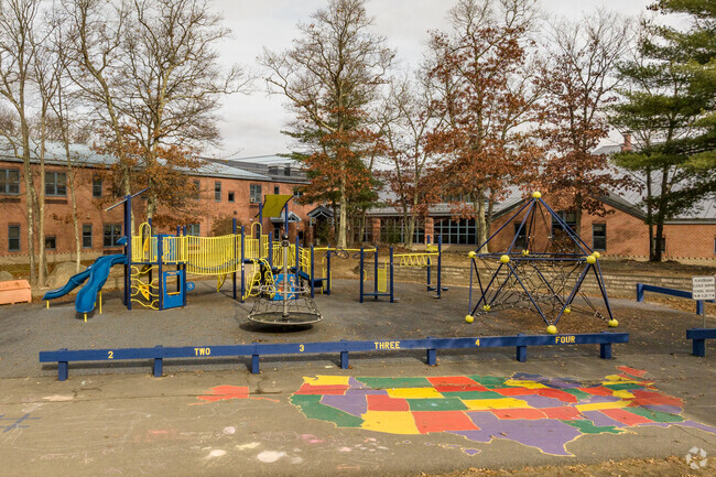 Students at Jefferson Elementary School in Franklin, can enjoy social time on the playground.