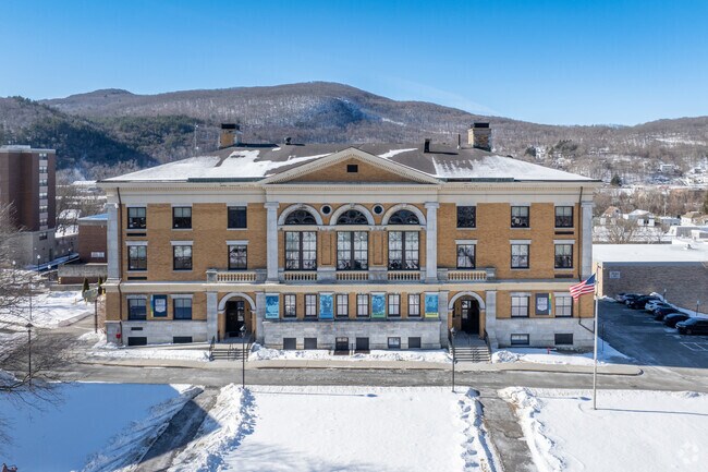 Massachusetts College of Liberal Arts in North Adams offers students a expansive campus.