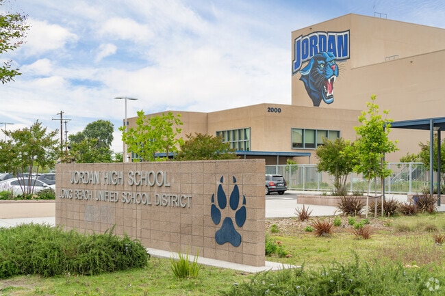 Jordan High School serves Nehyam students with diverse academic and athletic programs.