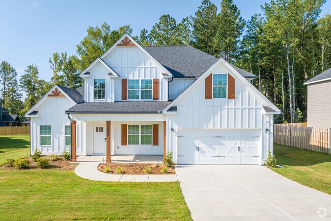 Beautiful new farmhouse-style homes are a growing trend in Grovetown.