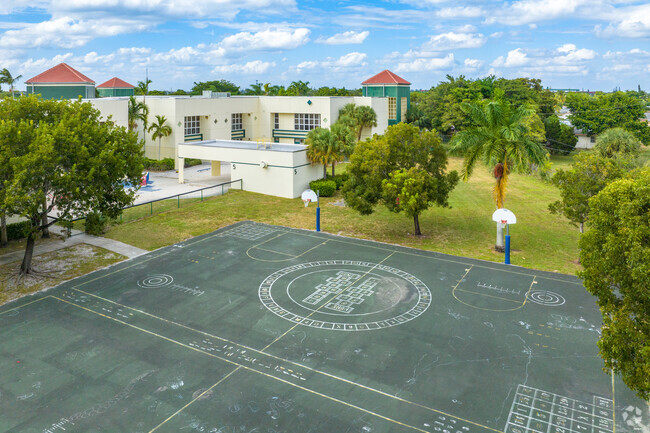 Lauderhill Paul Turner Elementary School in Lauderhill has outdoor basketball courts for playing