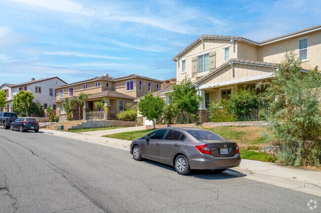 You'll find beautiful Spanish influenced homes in the Fairway Canyon neighborhood.