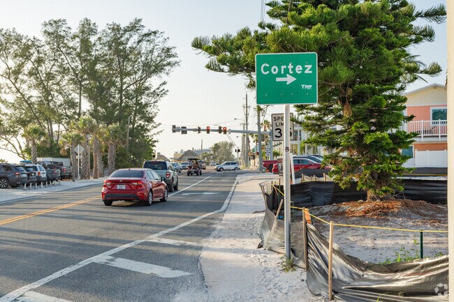 Travelers use Cortez Road to get to many stores and restaurants.