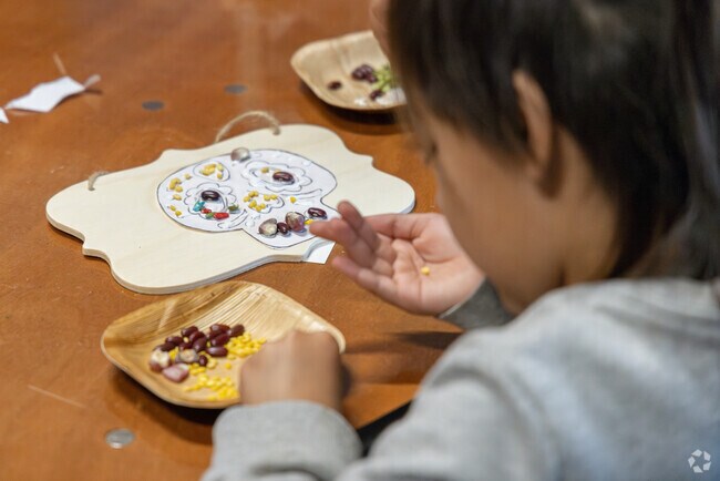 Locals can participate in Skull Mosaics workshop for Dia De Los Muertos celebrations.