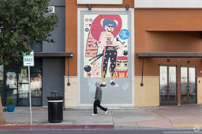 Downtown Las Vegas has a very eclectic look and feel.