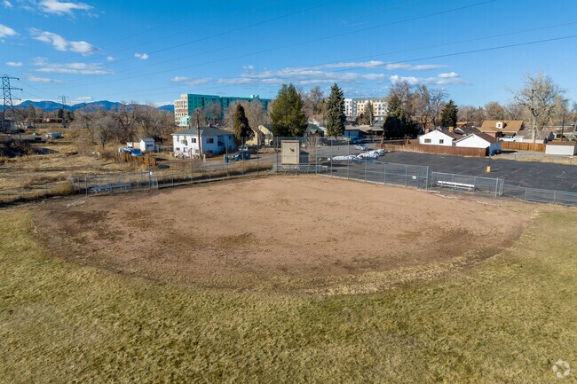 Wellspring Catholic Academy of St. Bernadette has a large baseball and softball field.