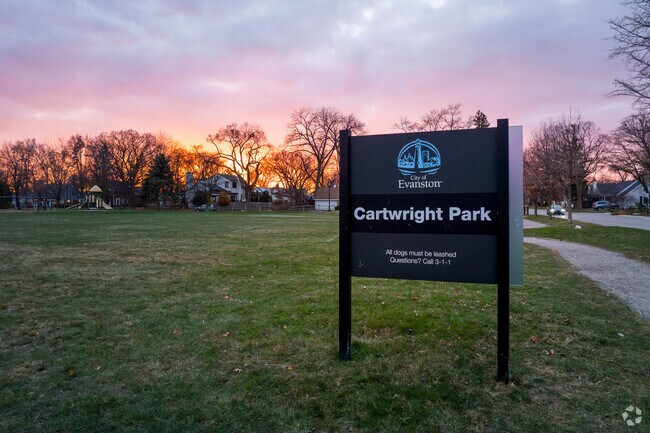 Cartwright Park is a part of the Evanston Park district.