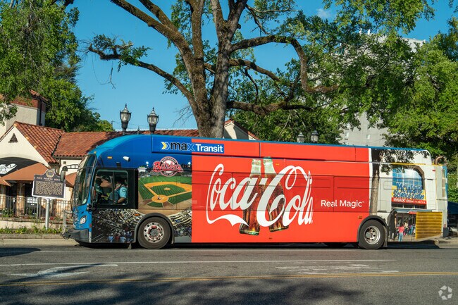 Hop on a bus in Five Points South and explore the city.