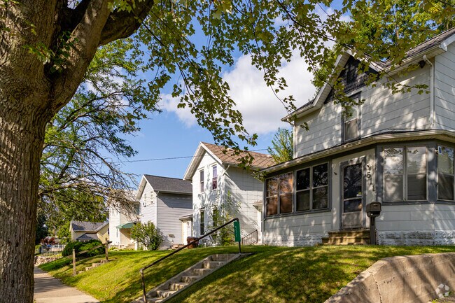 Shaded streets densely packed with homes criss-cross the hills of the Health District.