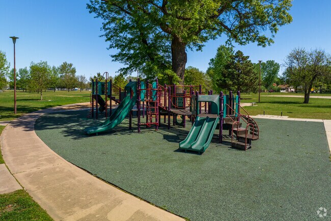 Kids can enjoy the playground at Murdock Park in Murdock/The Elms.