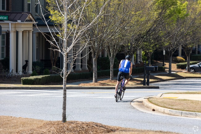 Bike riding and other active pursuits are popular in Milton, Georgia.