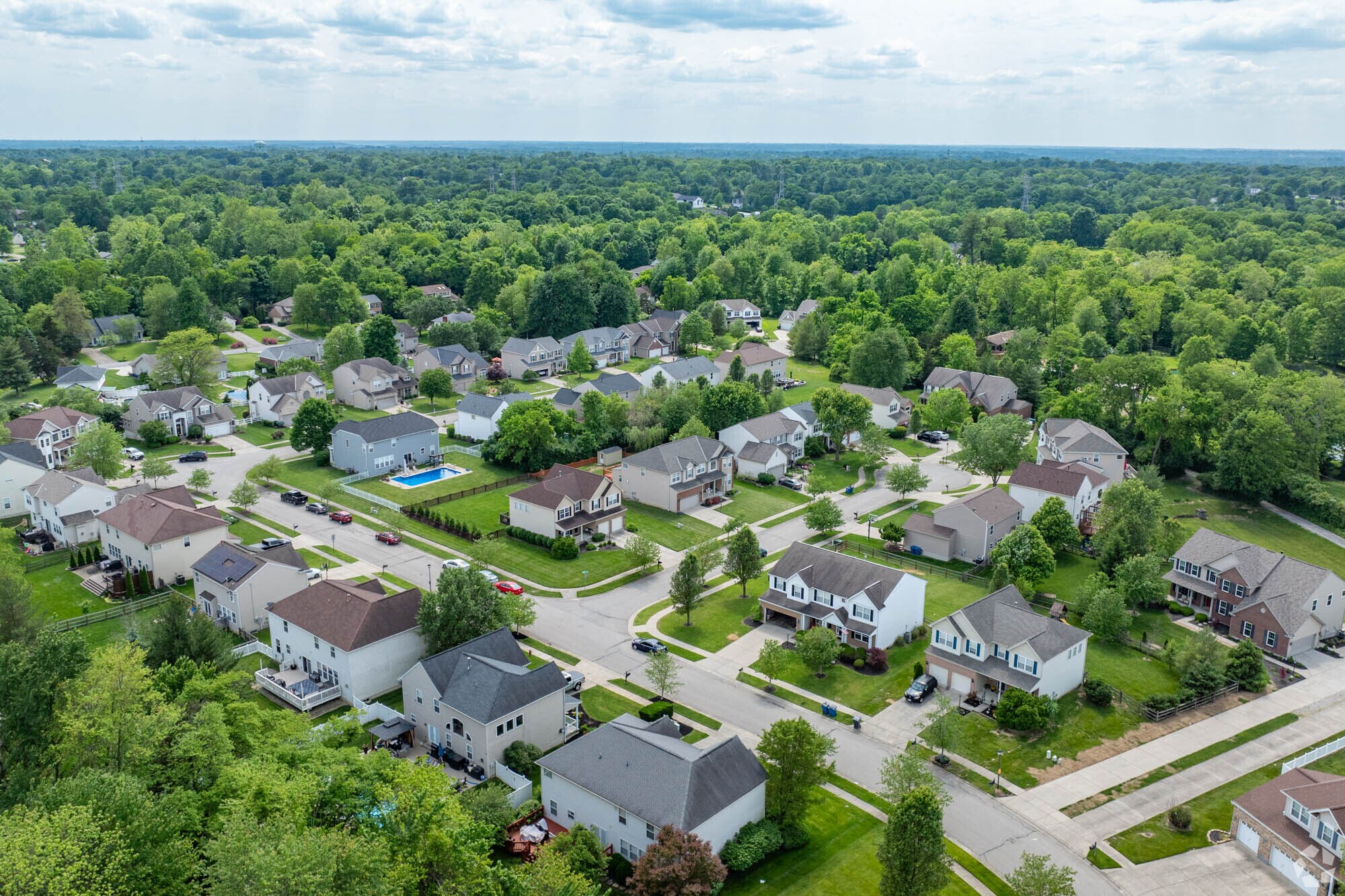 Mount Carmel is a green neighborhood with plenty of residential homes to thrive in.