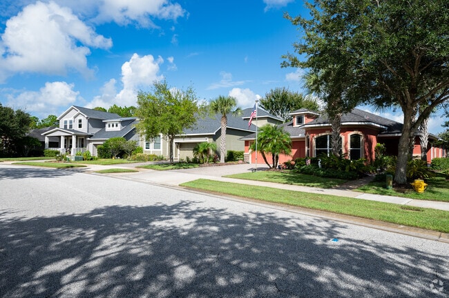 Tree lined streets provide beauty as well as shade.