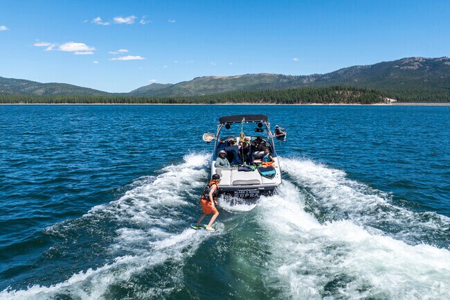 Prosser Lake Heights residents can catch great water for wakeboarding at Stampede Reservoir to the North.