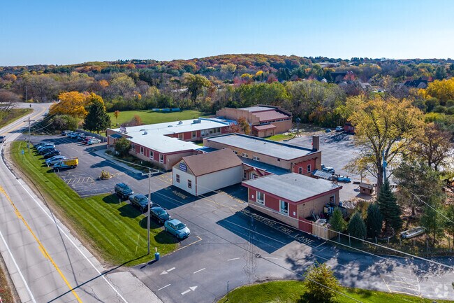 A view of Prairie Hill Waldorf School.