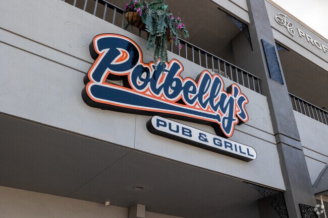 Potbelly's pub and grill is located in the retail center in Silvertree.