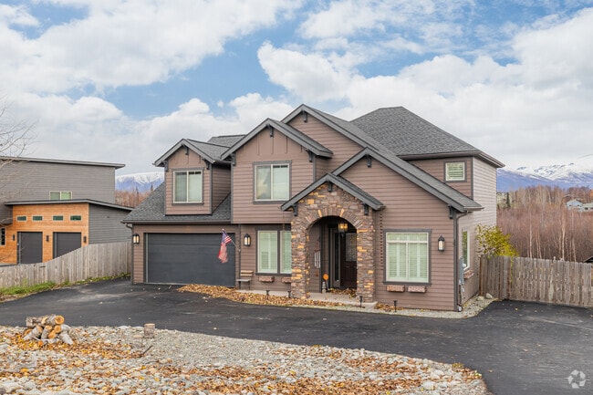 Unique stone-cladded entryways often stand out on a couple of Craftsman-style homes in Gateway.