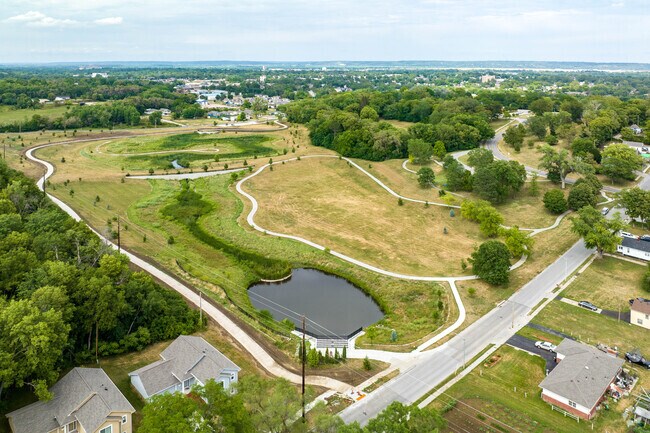 Nearby Adams Park has wide open green spaces for Bedford Place residents to enjoy.