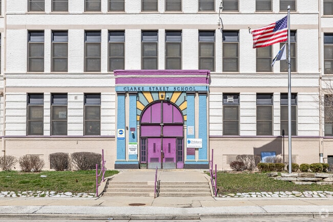Clarke Street Elementary School is in the Sherman Park neighborhood.