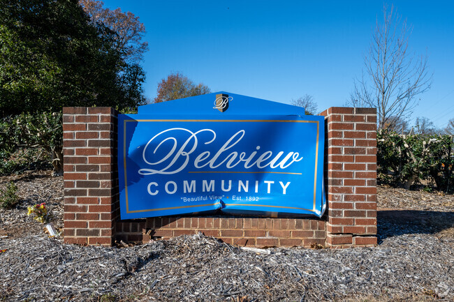 The Belview community is located close to highways and downtown Winston-Salem.