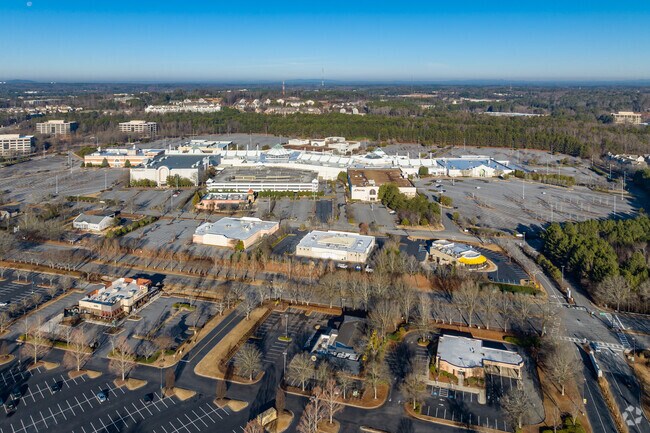 Alpharetta's North Point Mall is a vibrant retail hub featuring over 150 diverse stores and attracting visitors from neighborhoods like Johns Creek and beyond.