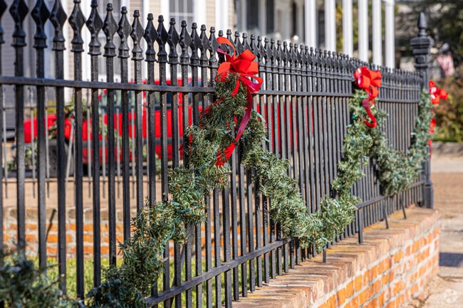 Ornamental fences can be found in Donaldsonville.