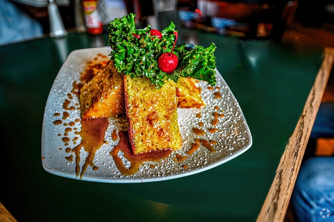 Make sure to order Croaker's famous Cornbread appetizer when stopping in for a bite to eat.