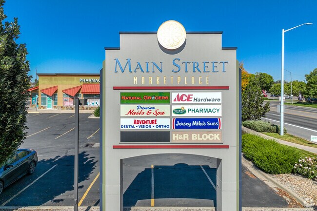 The Main Street Marketplace in Garden Acres has many retailers like ACE hardware.