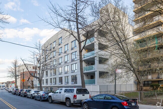 New condo buildings are a part of the housing stock in Kingsbridge.